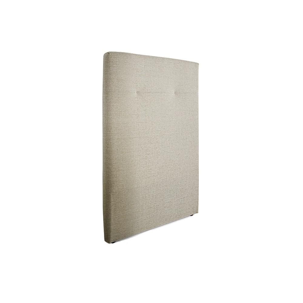 Cabeceira Solteiro Édez Serena Estofada Linho Bege, 88 cm