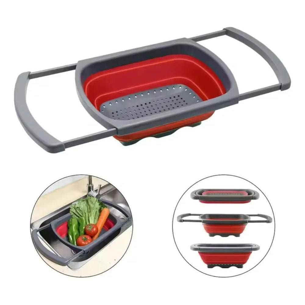 2X Escorredor De Alimentos Macarrão Legumes Frutas Vegetais