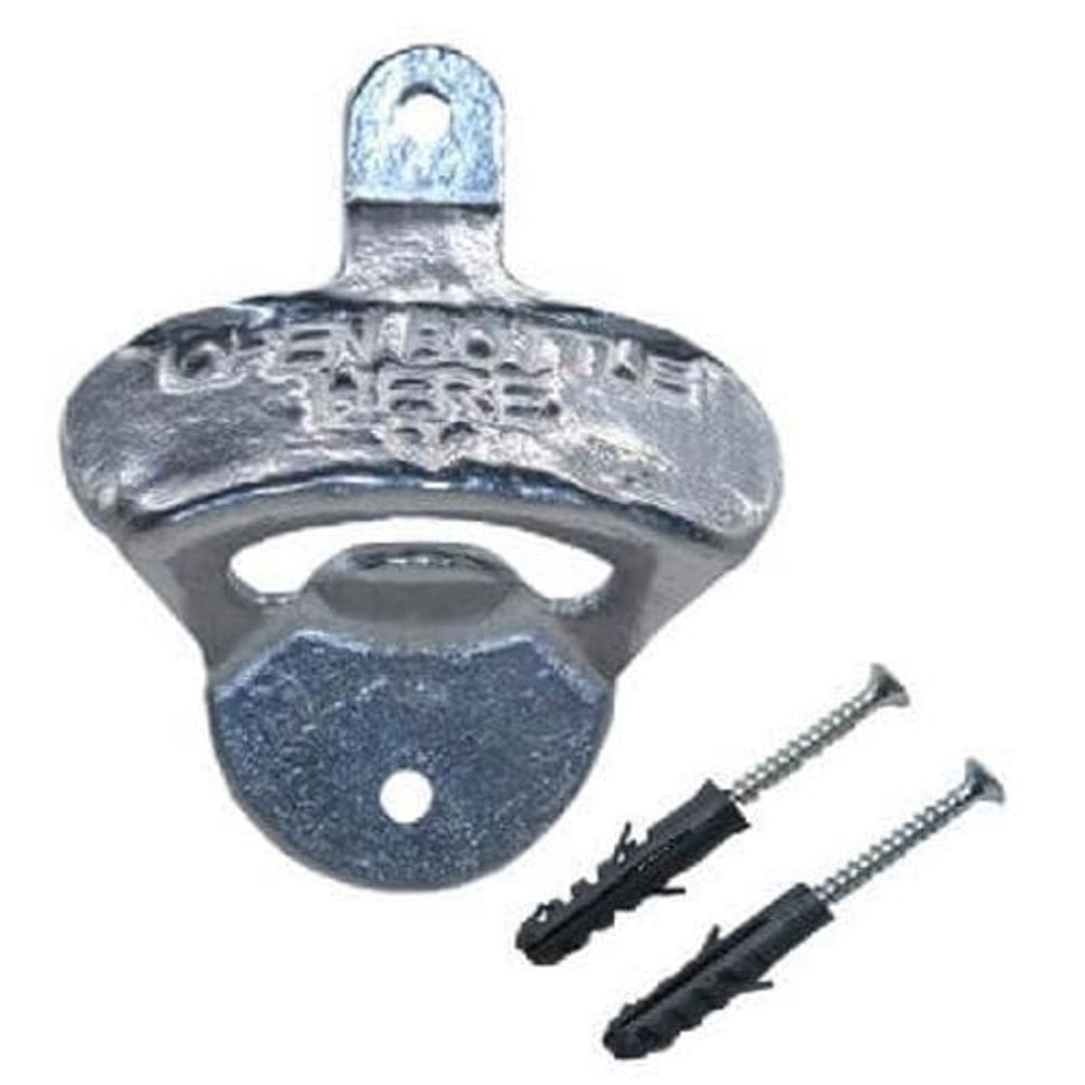 Abridor De Parede Para Garrafa Bebidas Decorativo Com Parafusos