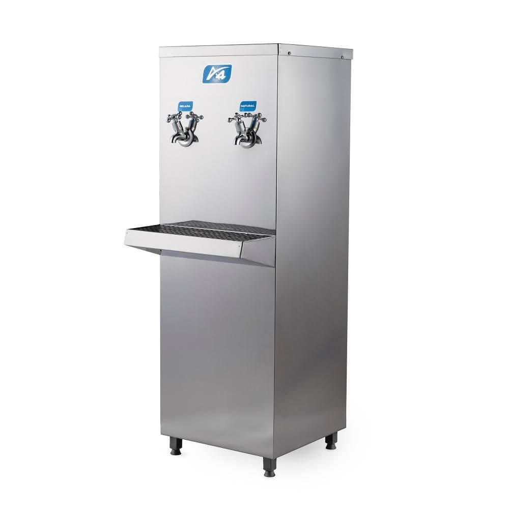 Bebedouro Industrial Coluna 10L A4 Inox 1 Gelada 110V