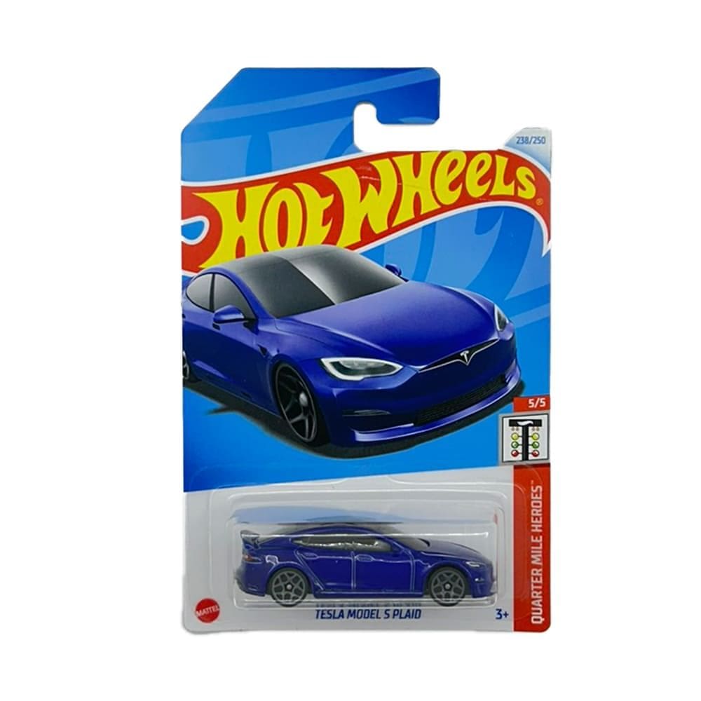Miniatura Carro Tesla Model S Plaid 1:64 Hot Wheels