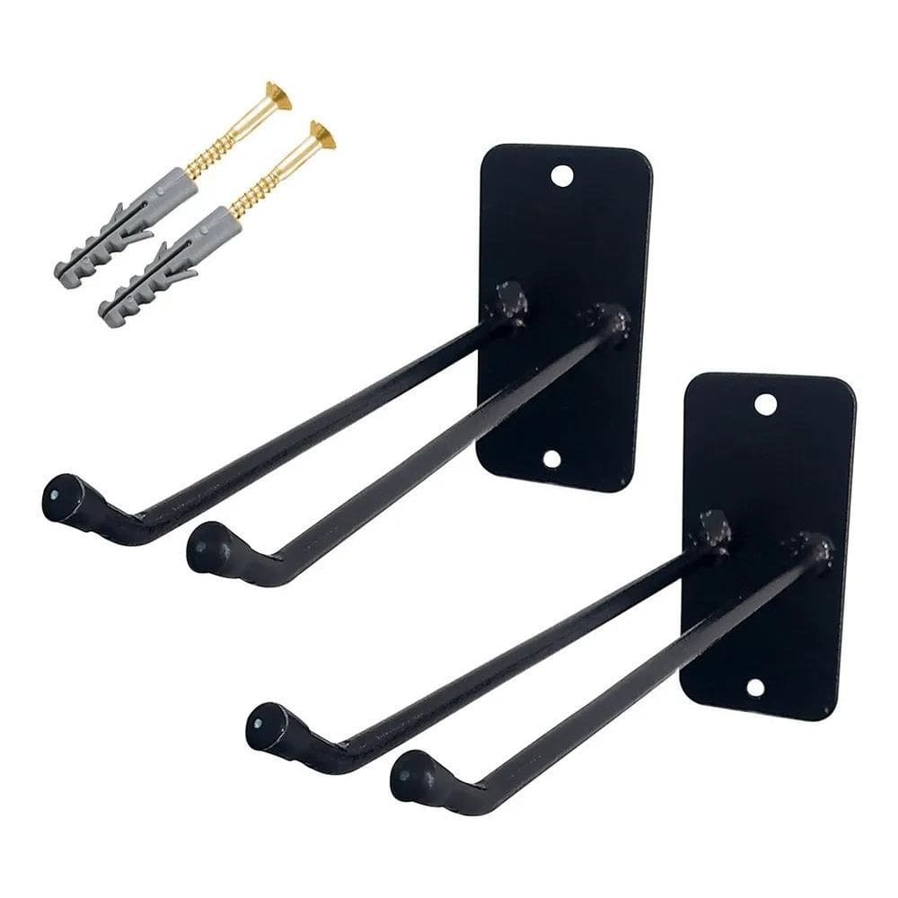 3X Kit 2 Suportes Porta Vassoura Rodo Parede Gancho Organiza