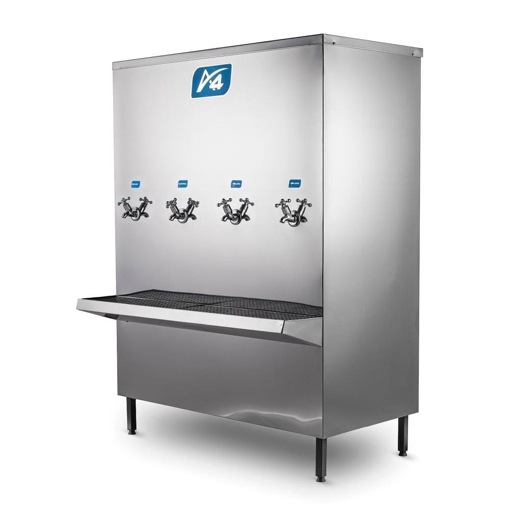 Bebedouro Industrial 200L A4 Inox 3 Geladas 1 Natural 220V