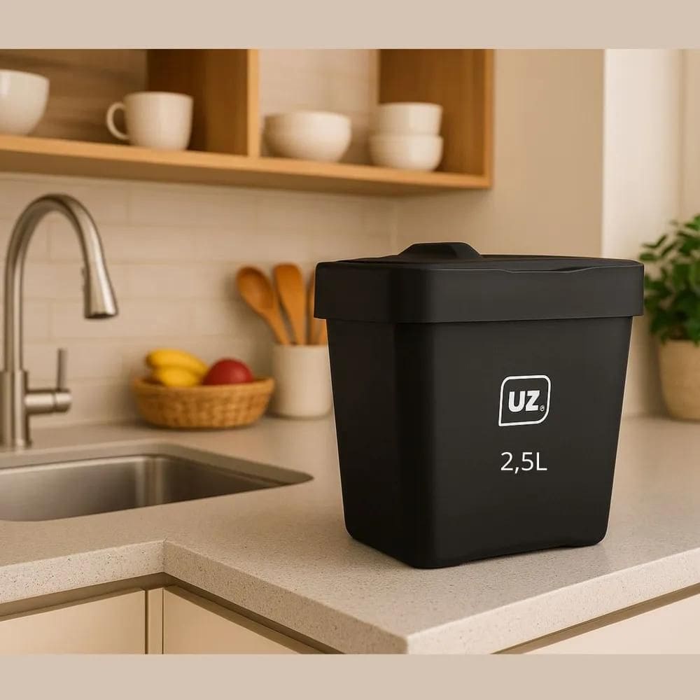 10X Lixeira De Pia Cozinha Cesto Plástico Organizador Com Ta