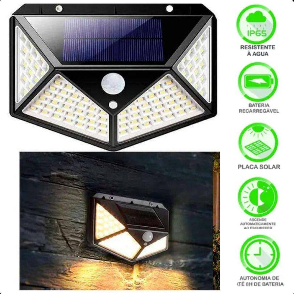 Prisma Luminárias Solares Jardim Bateria  Prova D`Água