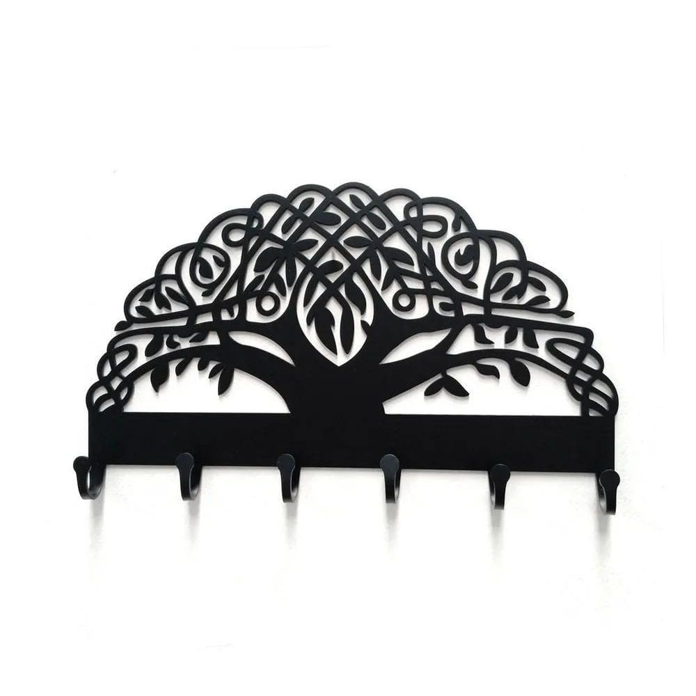 Porta Chaves De Parede Árvore Da Vida Em Ferro