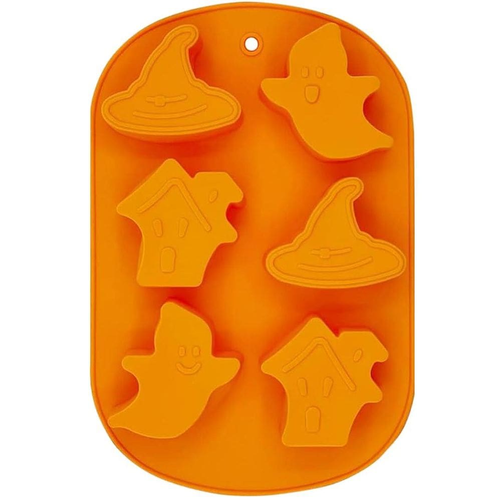 Forma Halloween Fantasma Chapéu Casa Antiaderente