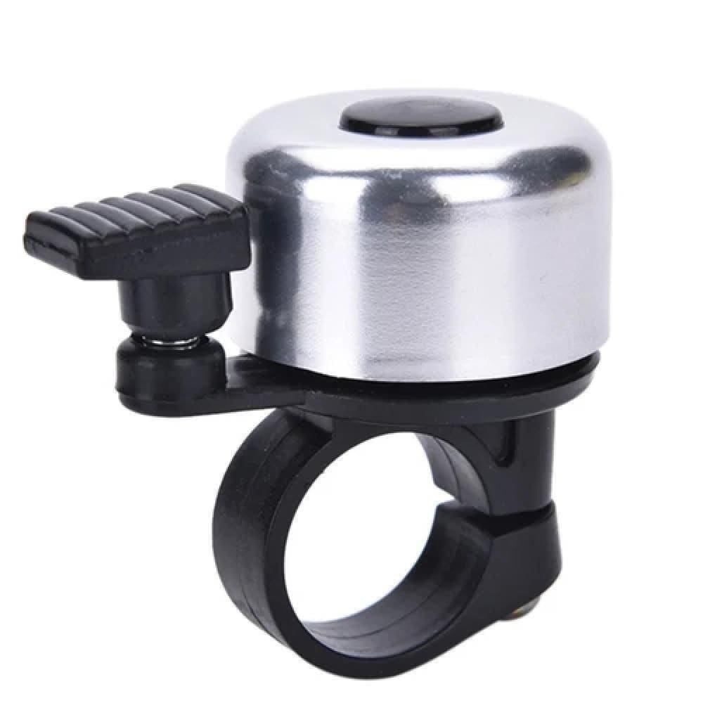 Campainha Sino De Bicicleta Retro Metalico Som Tradicional Design Classico Prata