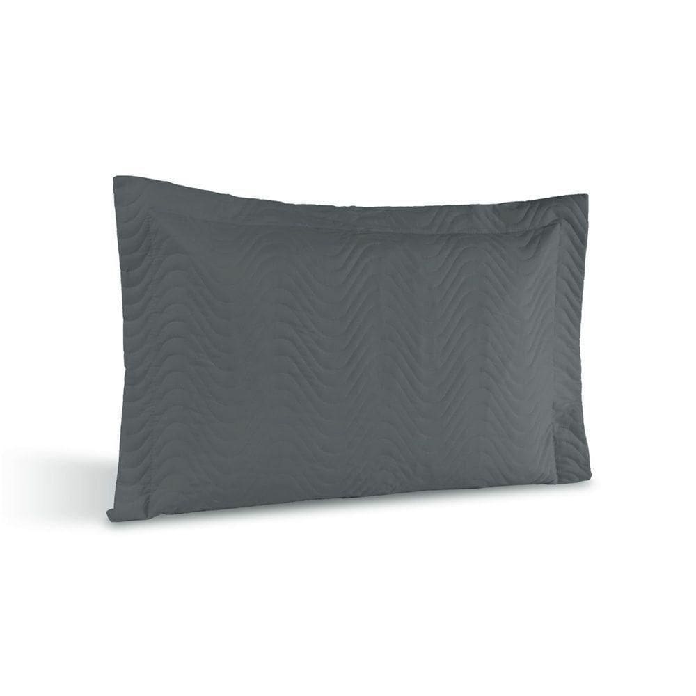 Porta Travesseiro Avulso Percal 200 Fios Algodão Gold 100% Algodão - Grafite