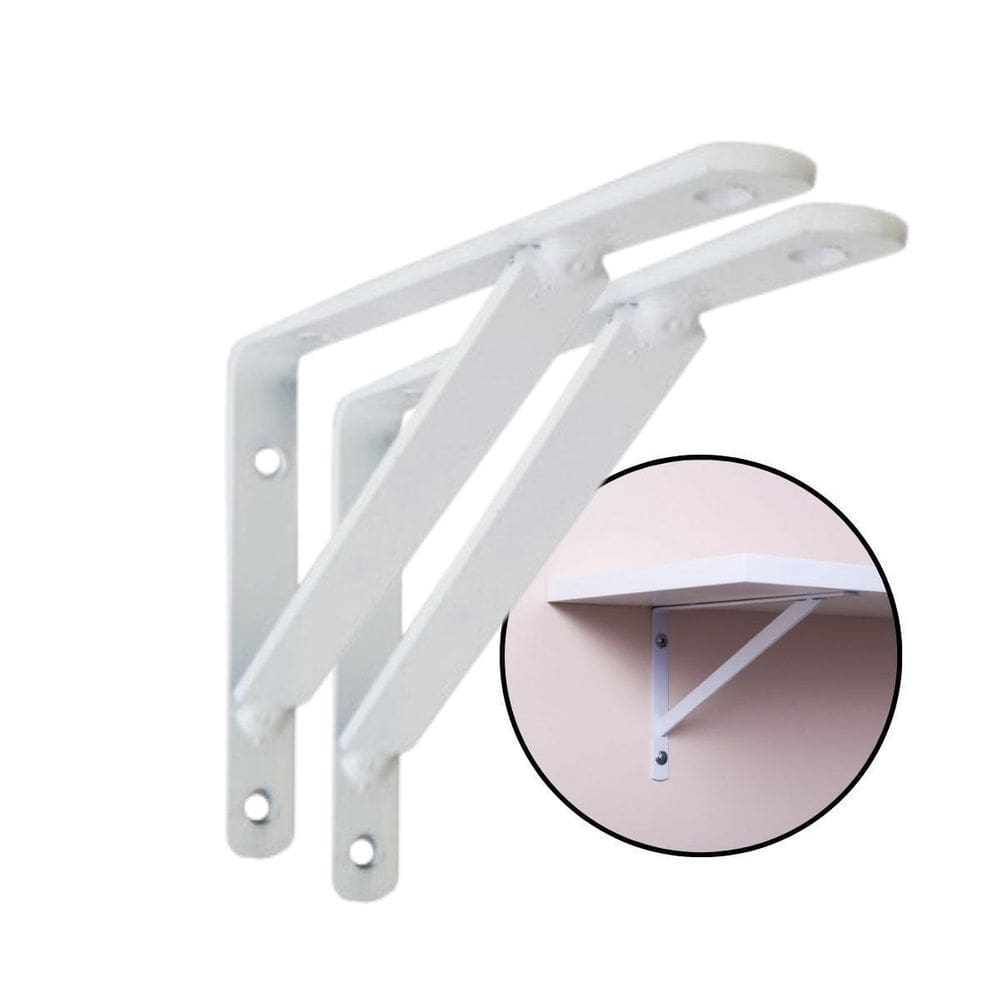 Kit 2 Suporte Mão Francesa Para Sustentar Prateleira 30Cm