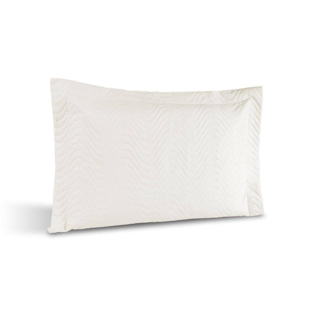 Porta Travesseiro Avulso Percal 200 Fios Algodão Gold 100% Algodão - Palha