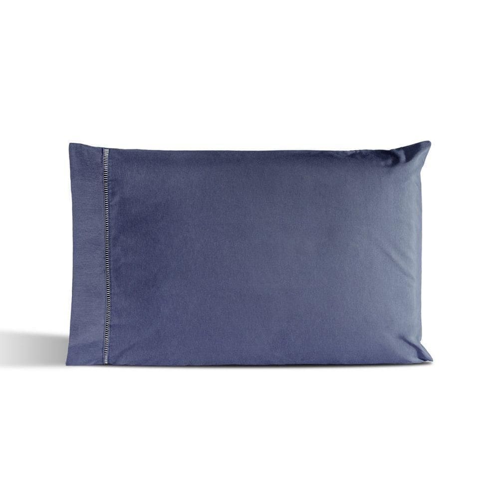 Kit 02 Fronhas Percal 180 Fios Ponto Palito Dream 60% Algodão 40% Poliéster - Topázio