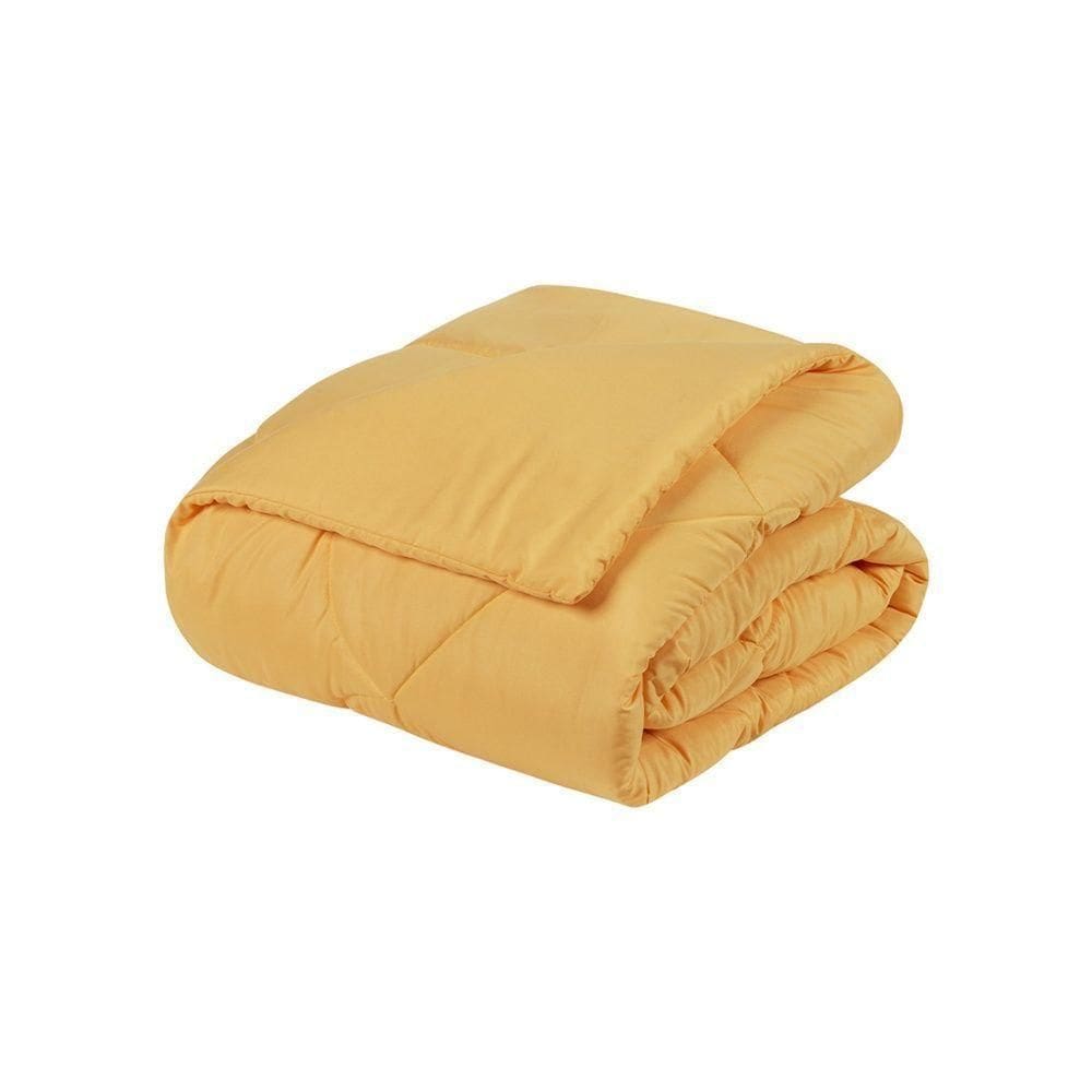 Edredom 1 Peça Queen Percal 200 Fios Unique 100% Poliéster - Amarelo