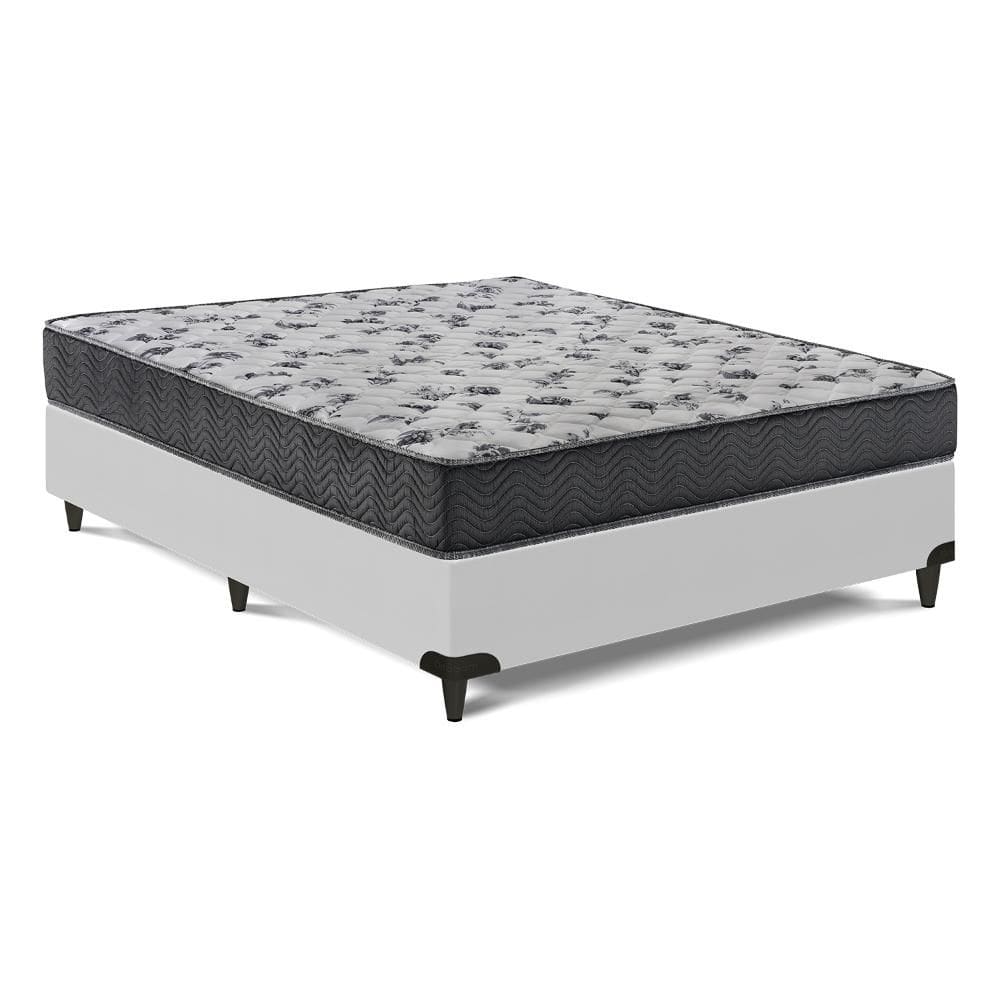 Cama Box e Colchão Iso 100 D33 - Casal  (138x188)- Ortobom