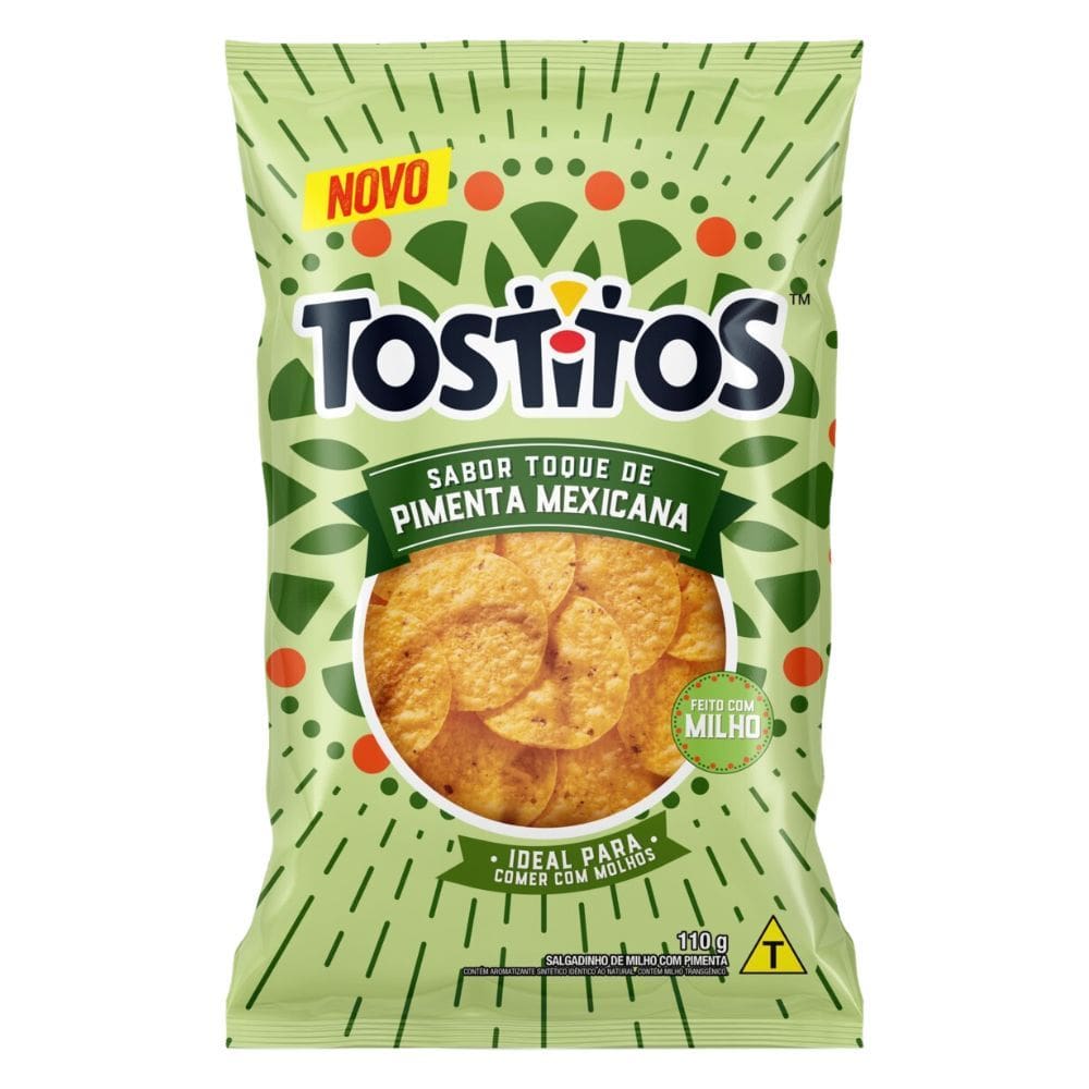 Salgadinho Tostitos Sabor Toque de Pimenta Mexicana 110g