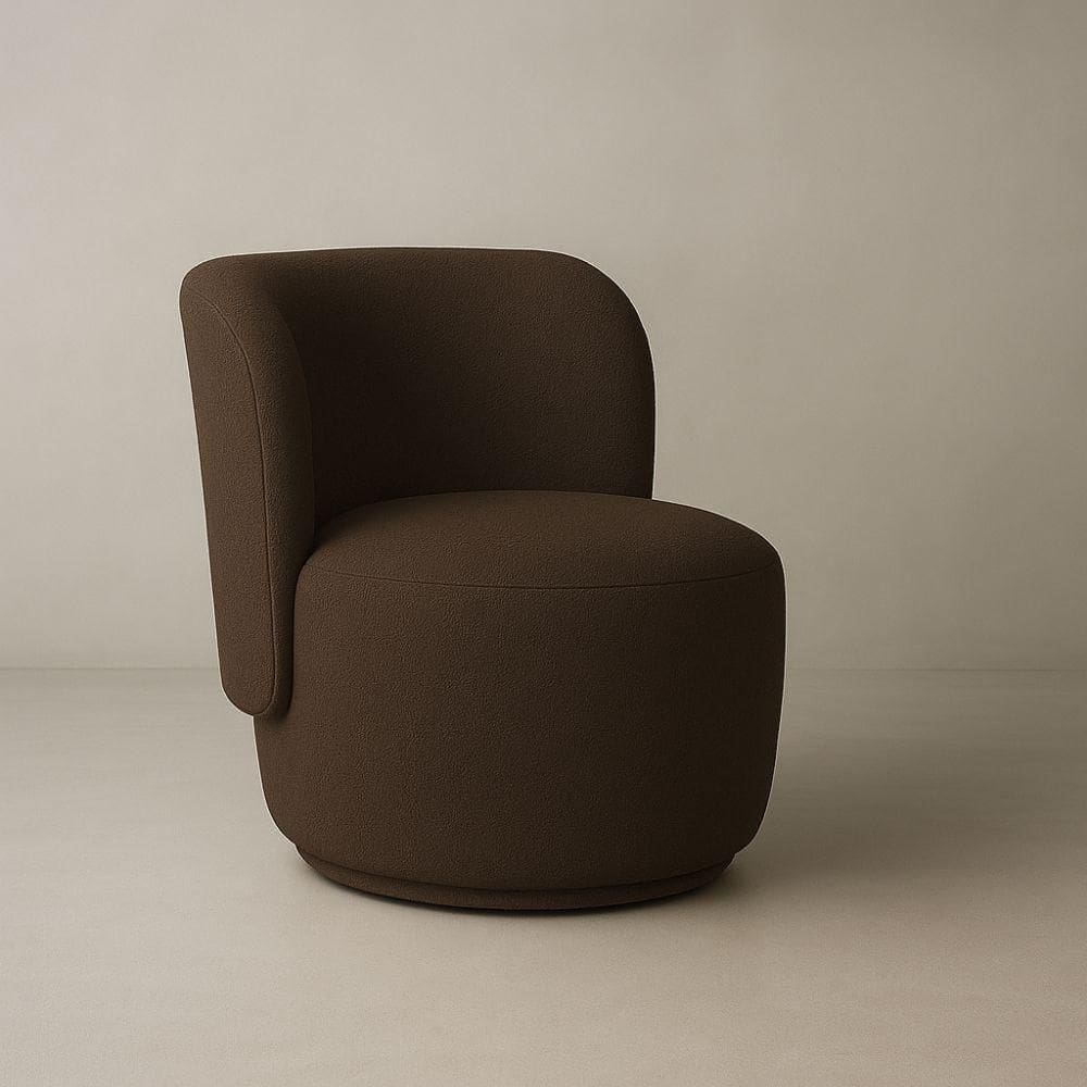 Poltrona Orgânica Biet Bouclé Premium Marrom