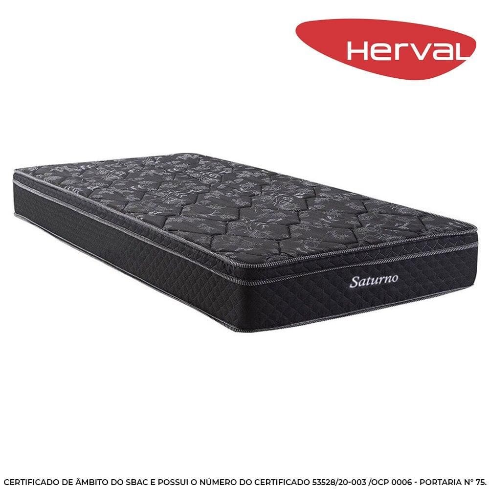 Colchão Solteiro Herval Molas Bonnel Saturno, 20x88x188 cm
