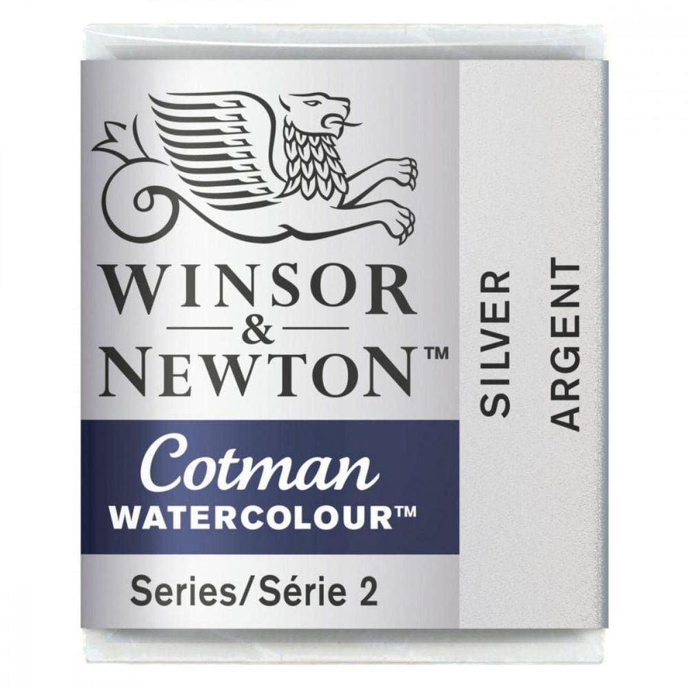 Aquarela Cotman W&N Pastilha Metalica 617 Silver