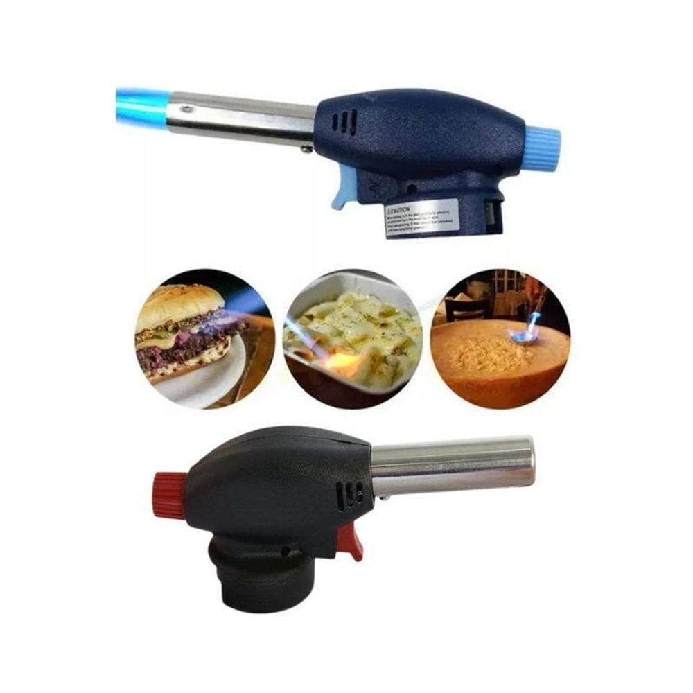Maçarico Culinário Controle Manual Acendimento Automático