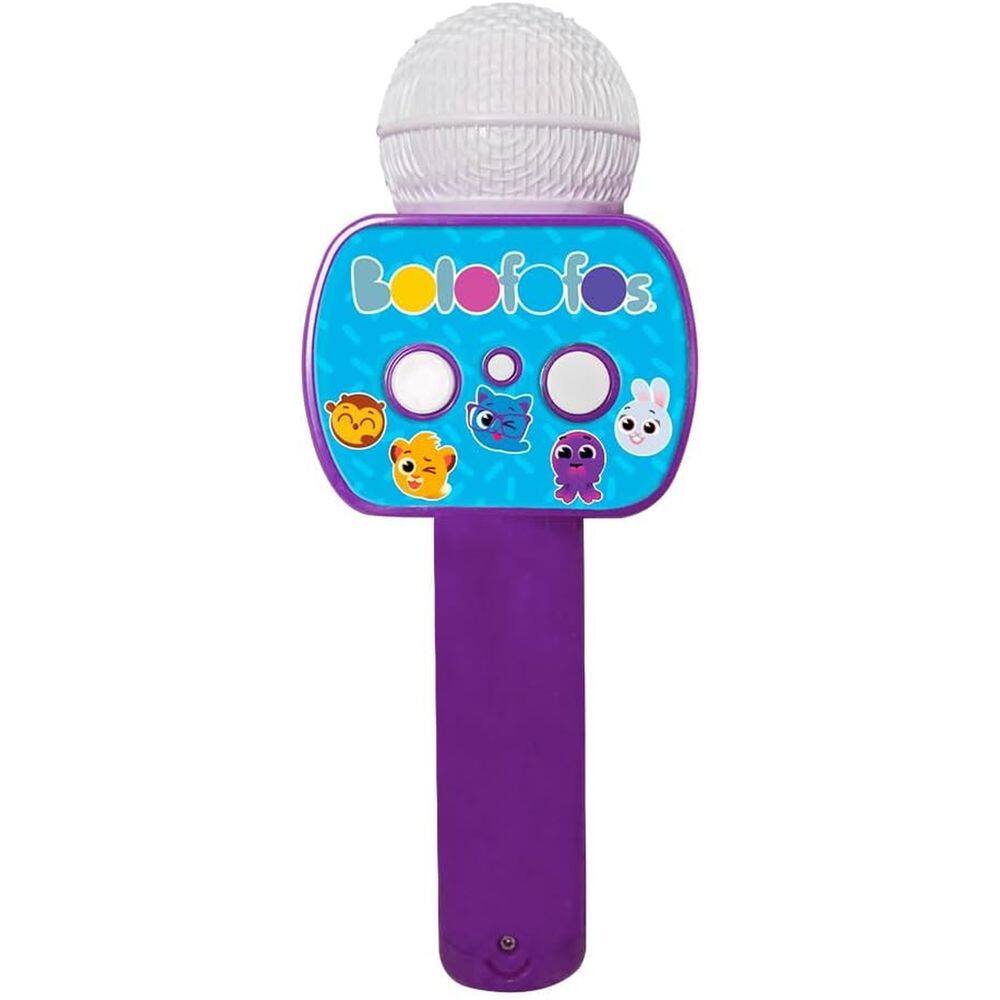 Microfone Infantil Divertido Bolofofos Luz E Som - Fun F01160