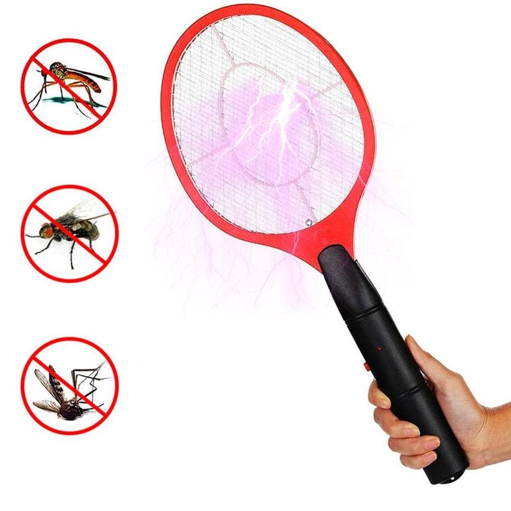 Raquete Mata Pernilongos Mosquitos Dengue Super Prática