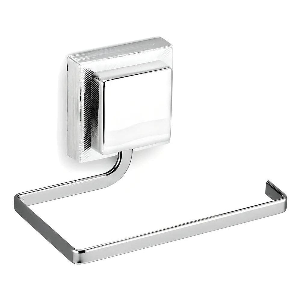 2X Suporte Para Rolo Piatina Cromado Fixação Por Adesivo 132