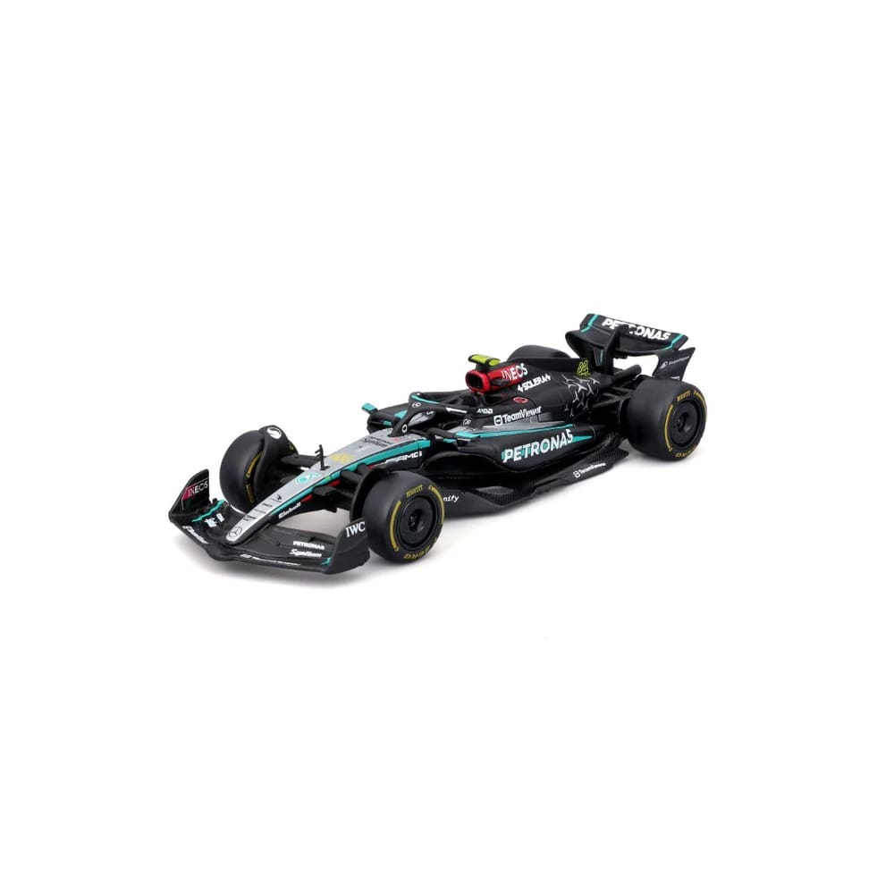 Miniatura F1 24 Mercedes W15 Hamilton S/ Piloto 1:43 Bburago