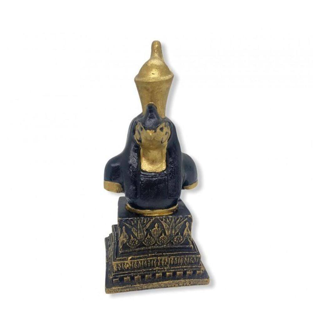 Busto Deuses Egípcios Anubis Horus Thot Tutan- Médio Resina