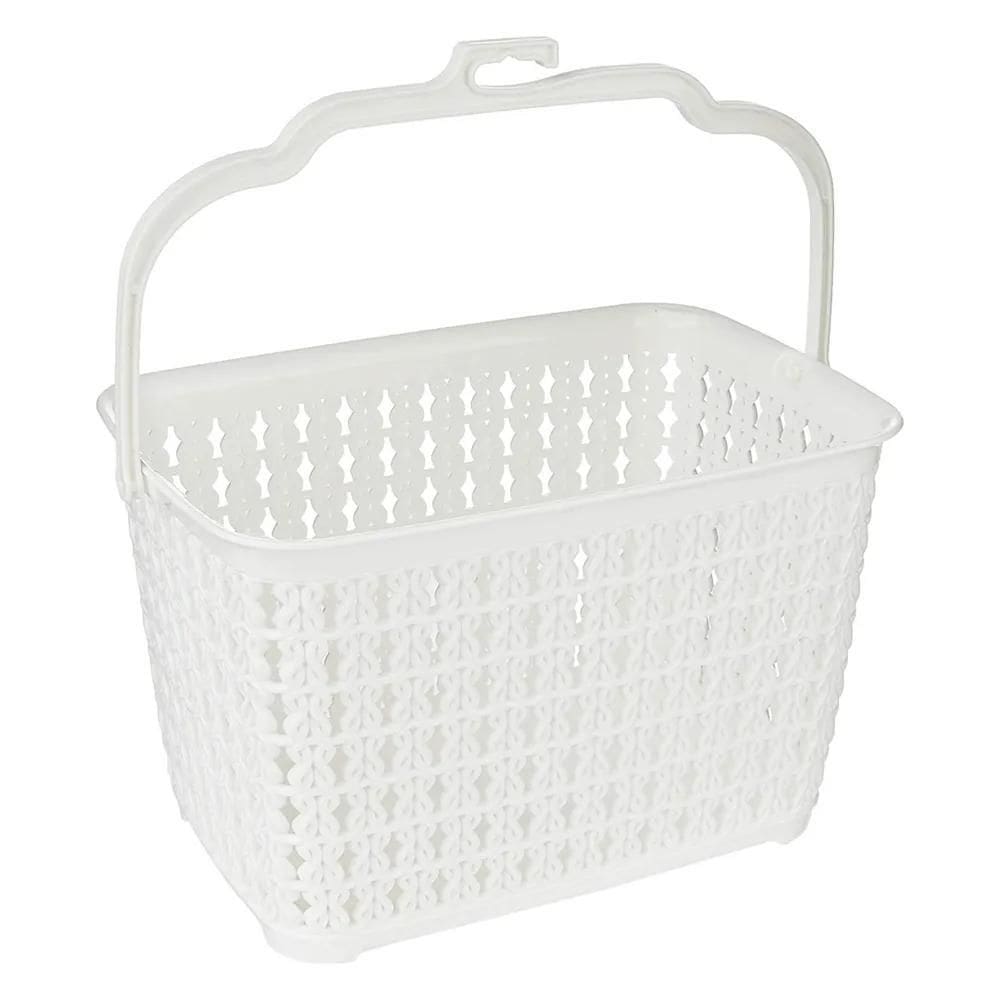 Cesto Organizador Para Prendedores De Roupas Com Alça