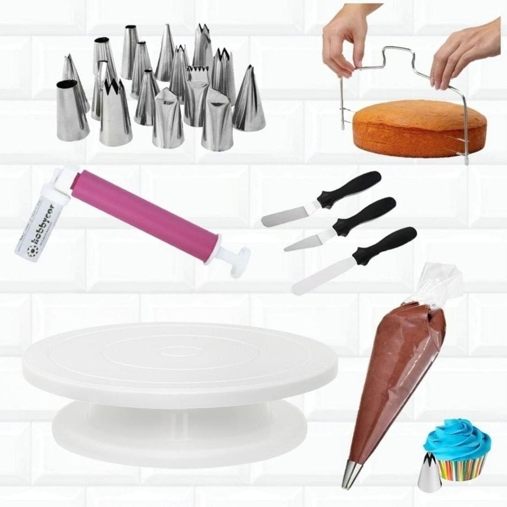 Kit Confeiteiro Iniciante Bailarina + Forma De Fundo