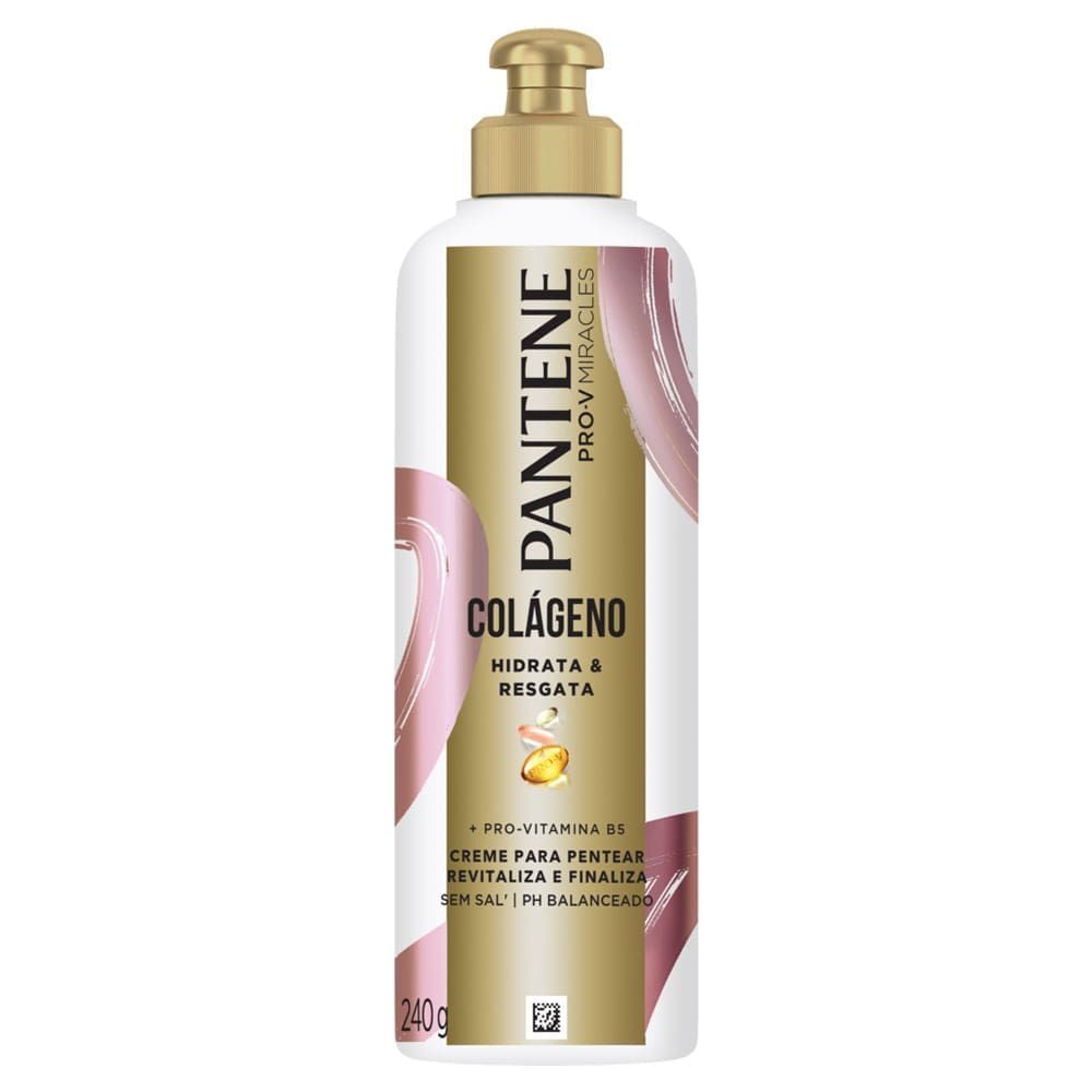 Creme para Pentear Pantene Pro-V Miracles Colágeno Hidrata e Resgata 240g