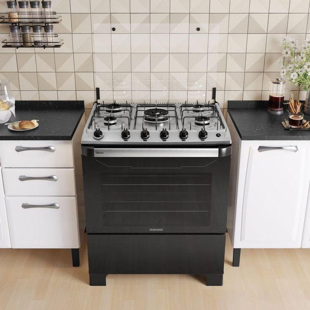 Fogão New Dream 5 Bocas Preto