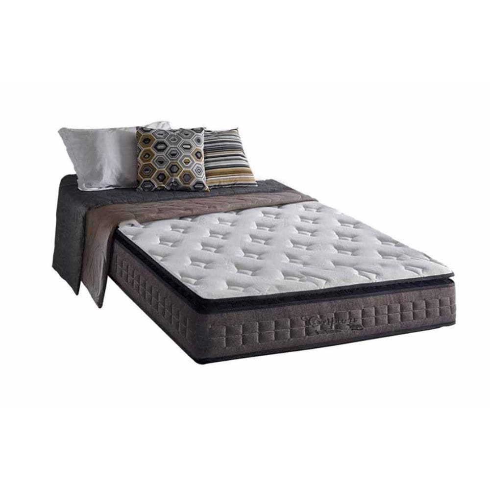 Colchão Solteiro Molas Ensacadas Cripton Visco Gel Pillow Top (88x188x32) - D Angelis