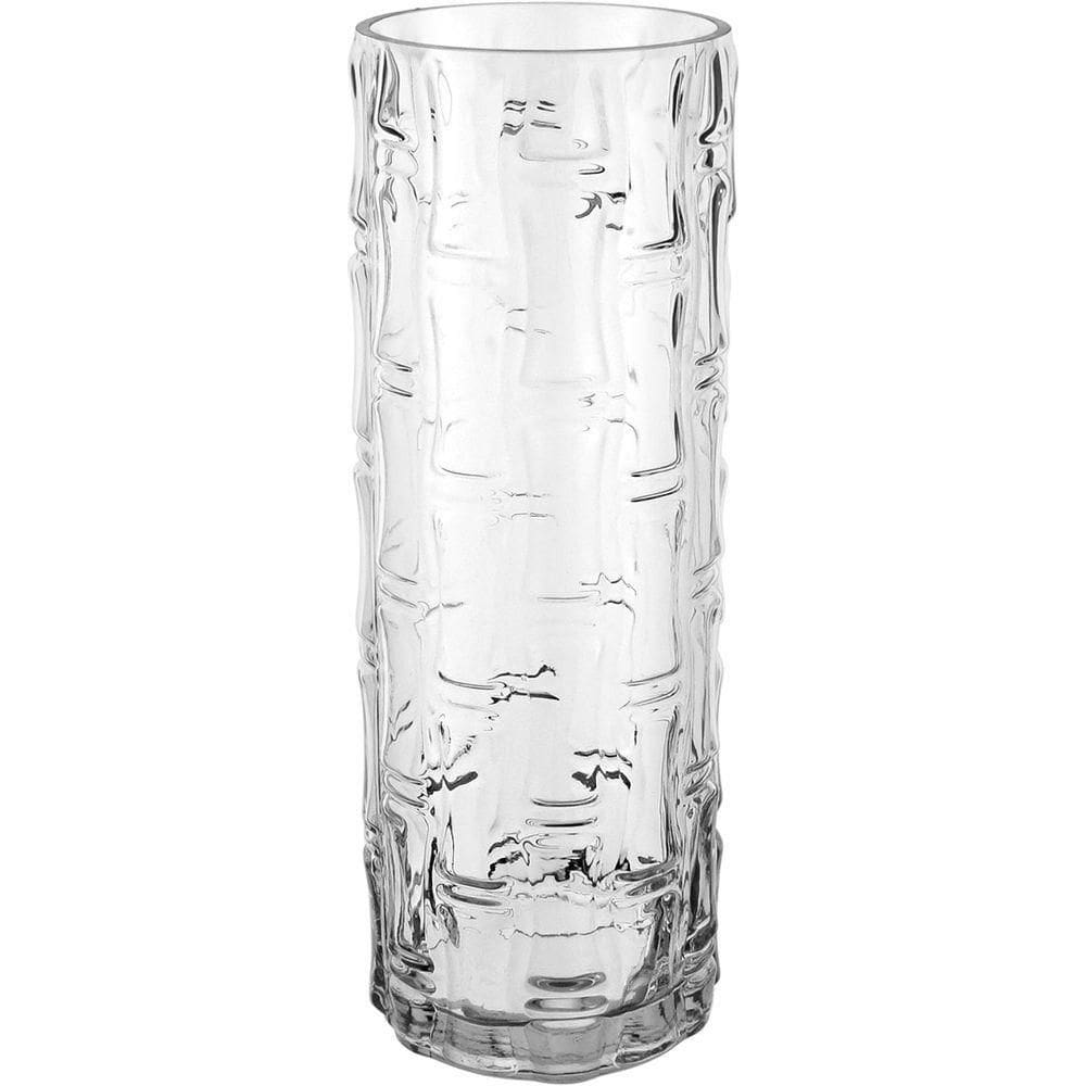 Vaso Decorativo Cilindro Home&co Vidro 40x13cm Transparente