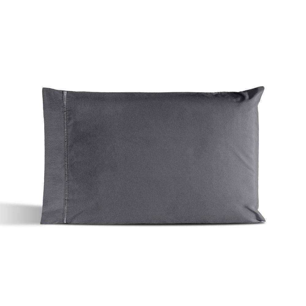 Fronha Avulsa Percal 180 Fios Ponto Palito Dream 60% Algodão 40% Poliéster - Grafite