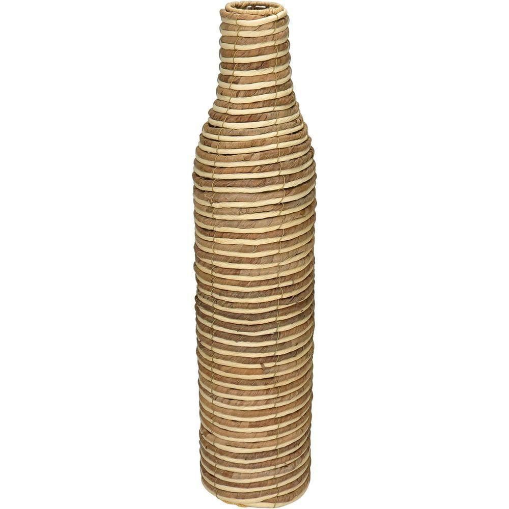 Vaso Decorativo Enfeite Home&co Fibra Natural E Metal 71x17