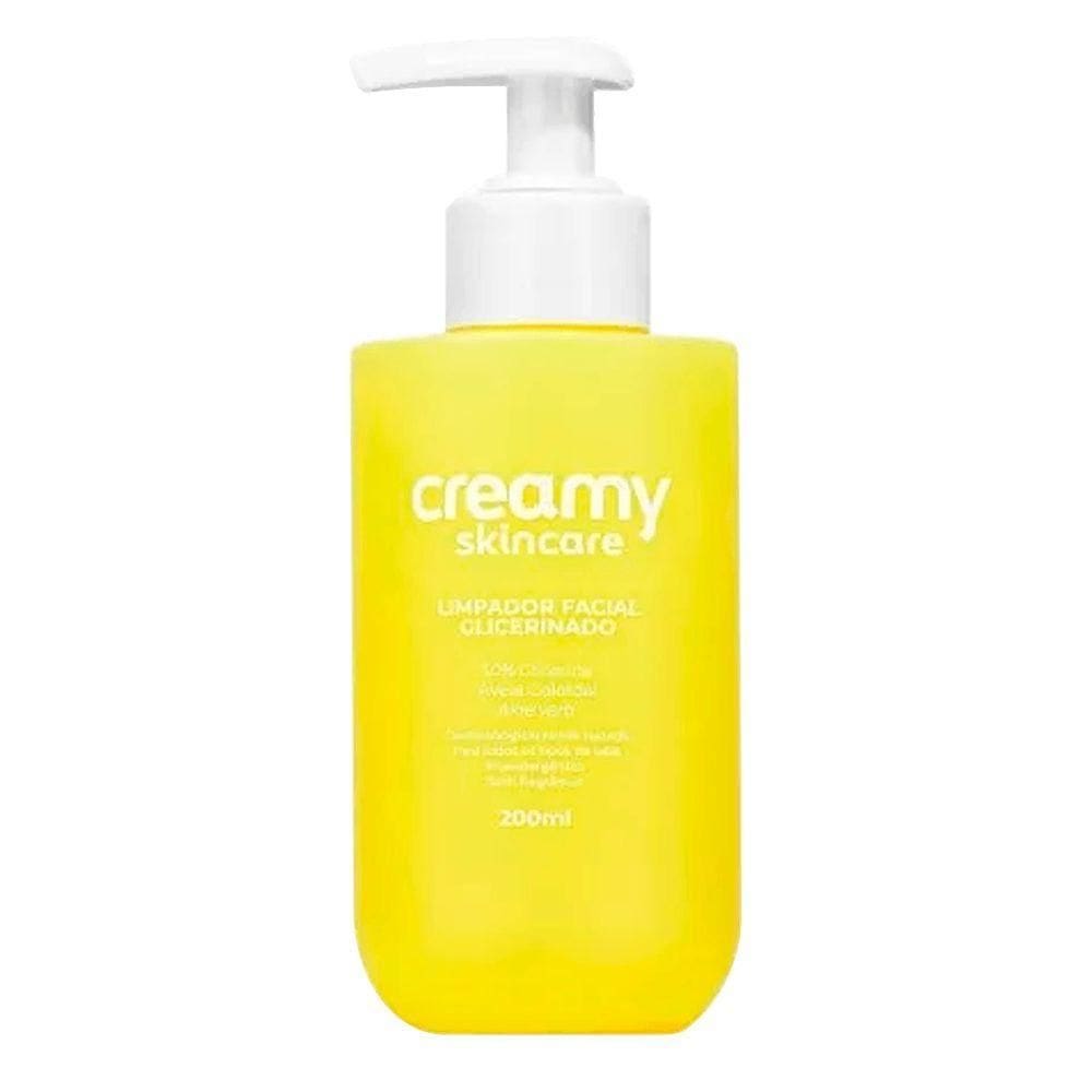 Creamy Limpador Facial Glicerinado - Limpador Facial 200ml