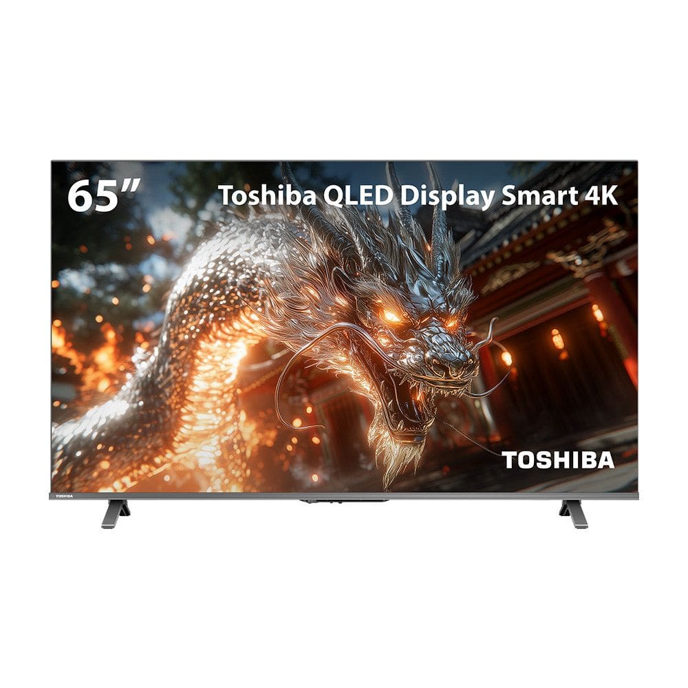 Smart TV QLED 65 4K Toshiba Google TV 4HDMI 2USB Wi-Fi