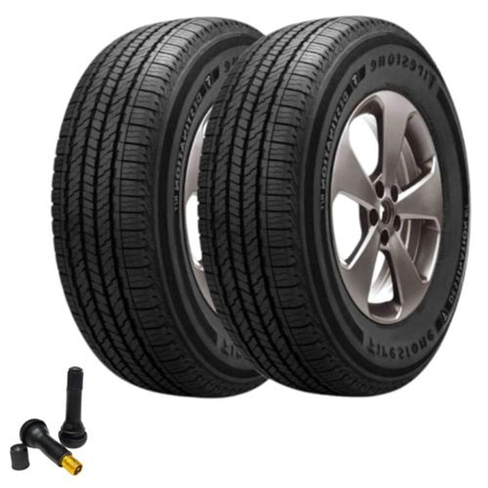 Kit 2 Pneu Amarok 255/60r18 Destination H/t Firestone + Bico
