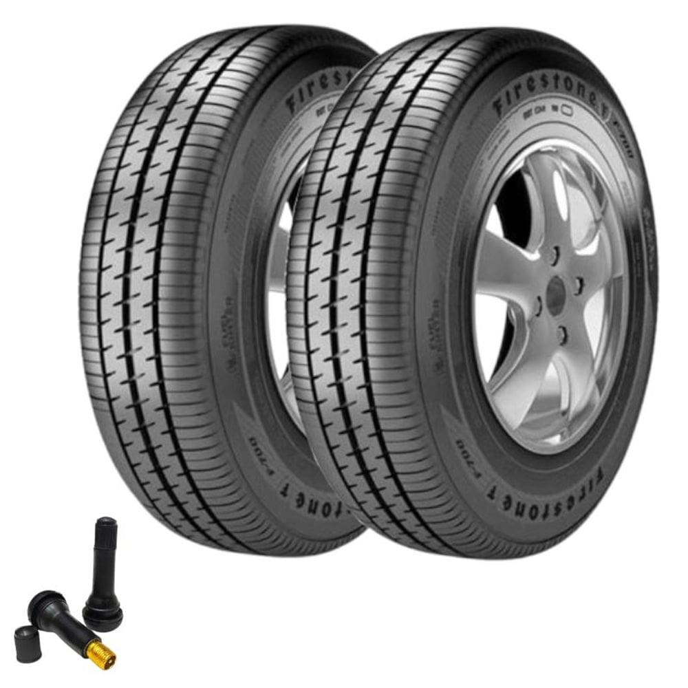 Combo 2 Pneus Fit 185/55r16 83V F-700 Firestone + Bico