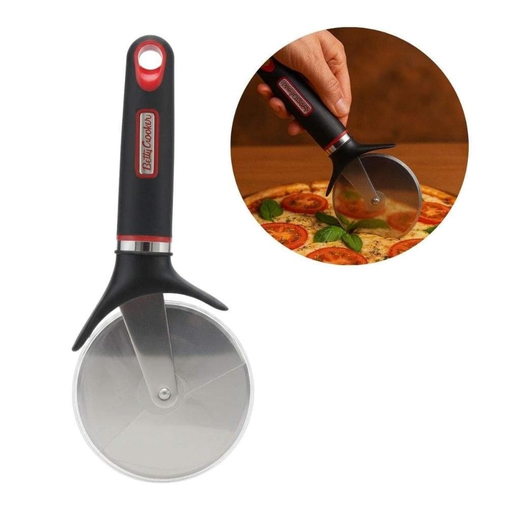 Cortador de Pizza em Inox Profissional Massa Betty Crocker