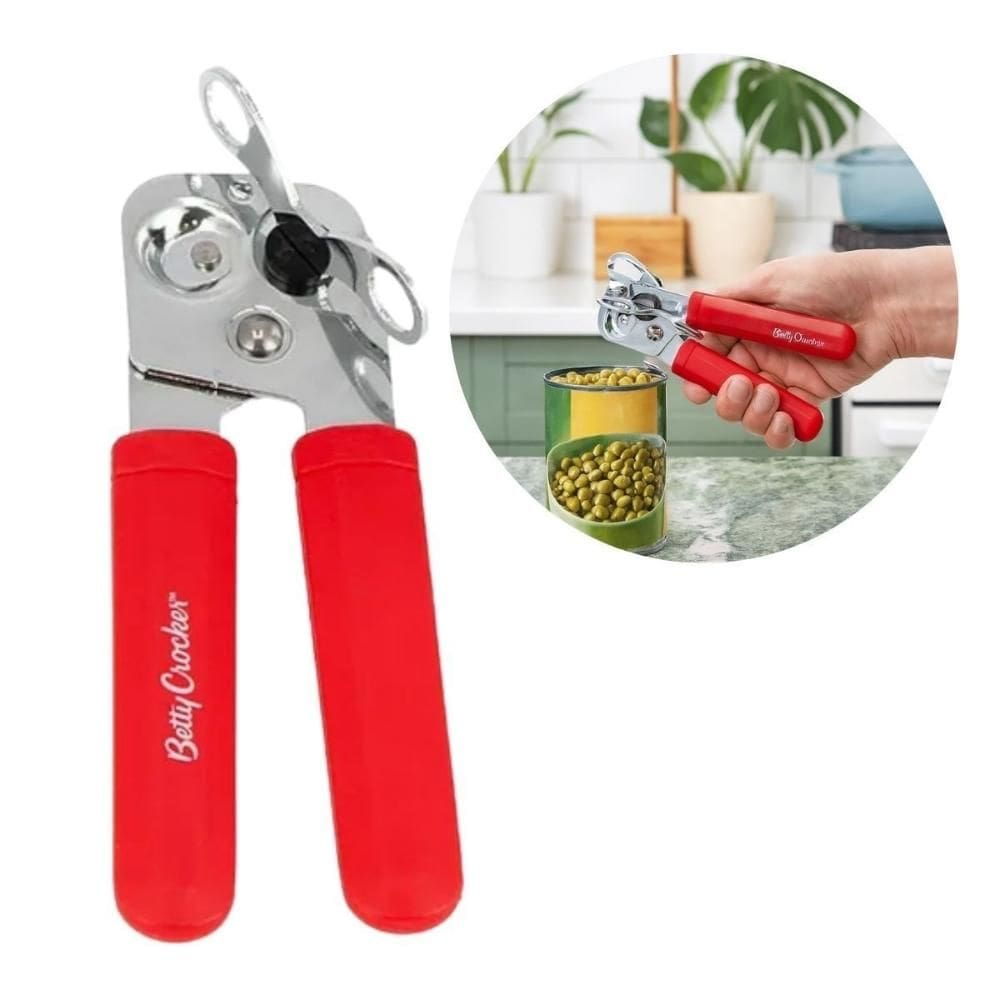 Abridor Latas Manual Universal Cozinha Prático Betty Crocker