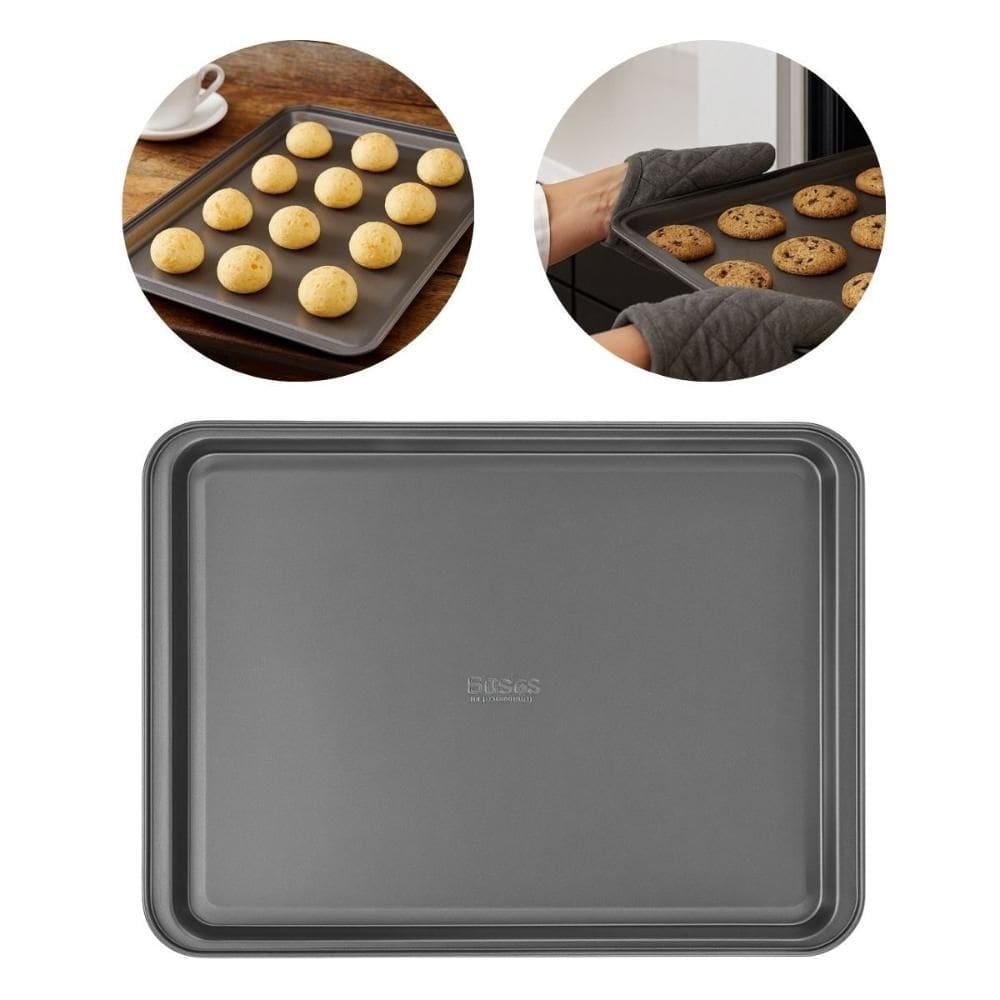 Forma Bandeja para Cookies Biscoitos Antiaderente Assar 42cm
