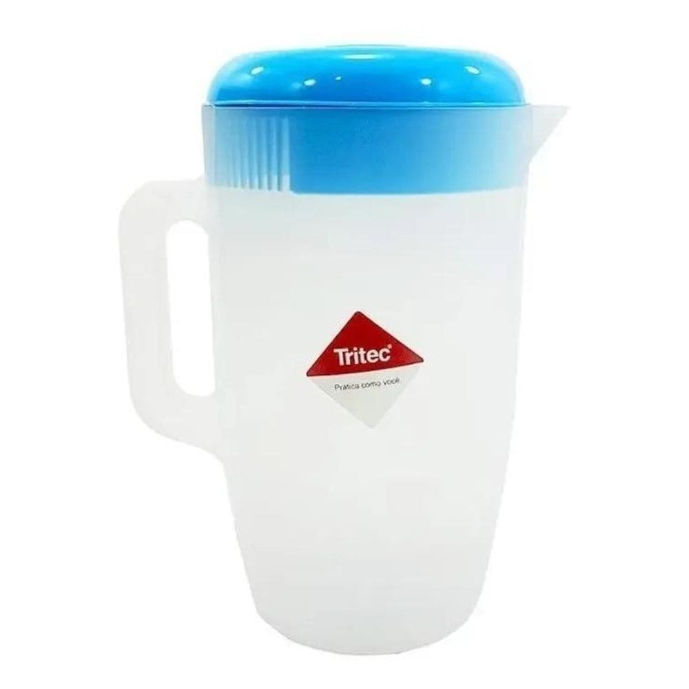 2X Jarra Grande Agua Suco 4L Reforçada Com Tampa Tritec