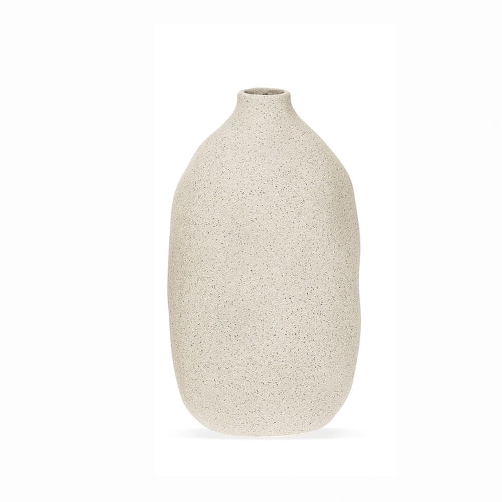 Vaso em Cerâmica Cinza - P