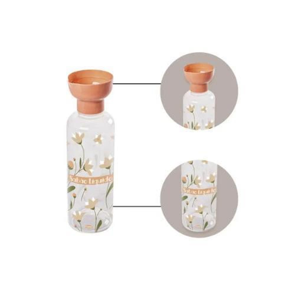 Porta Sabão Liquido Decorado Com Dosador 970Ml