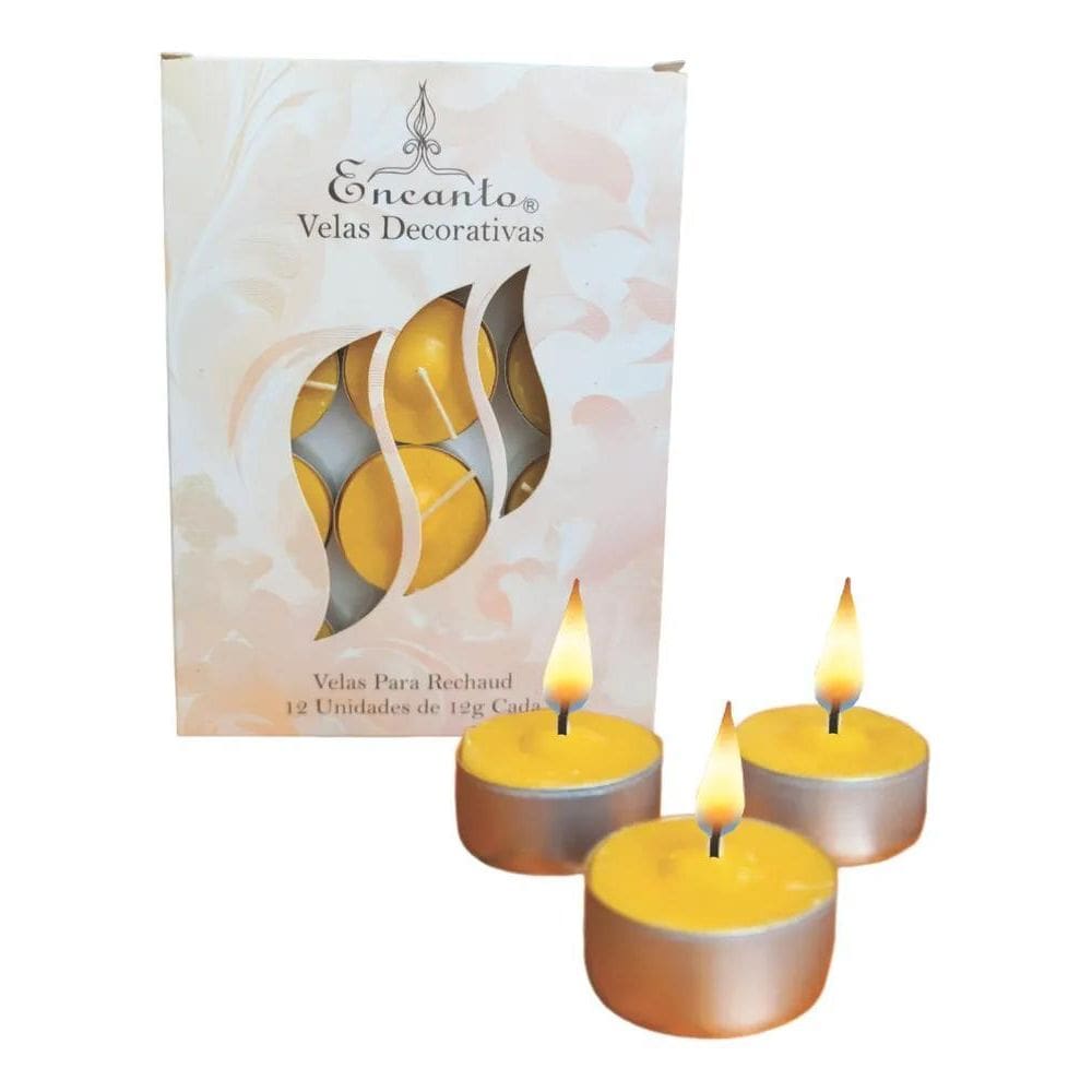 Vela Aromatizada 12 Unidades Rechaud Aromática