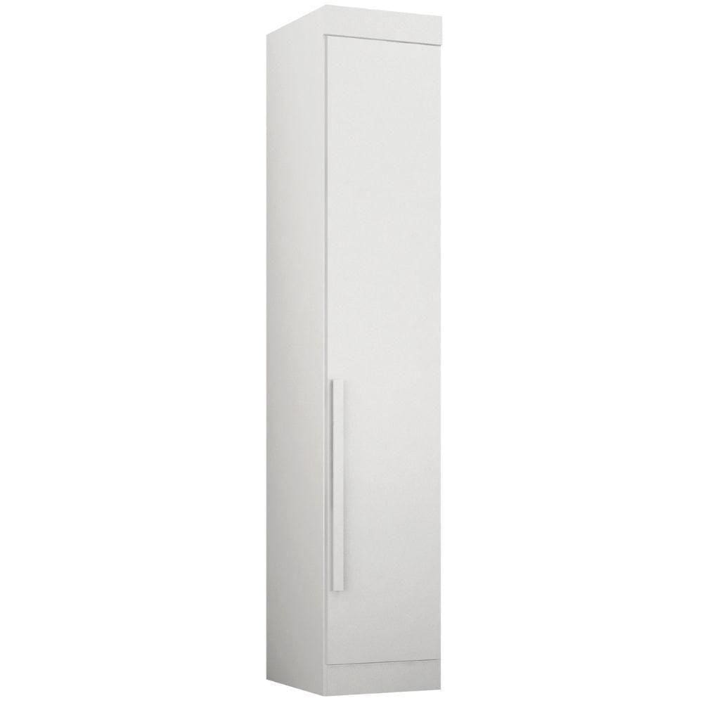 Guarda Roupa Modulado Individual Orion Branco 1 Porta Leifer Móveis