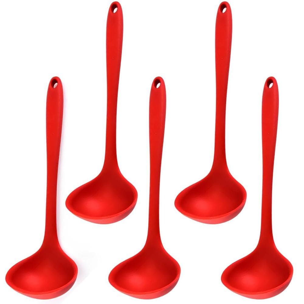 Concha De Silicone Vermelha Grande Kit 05 Un