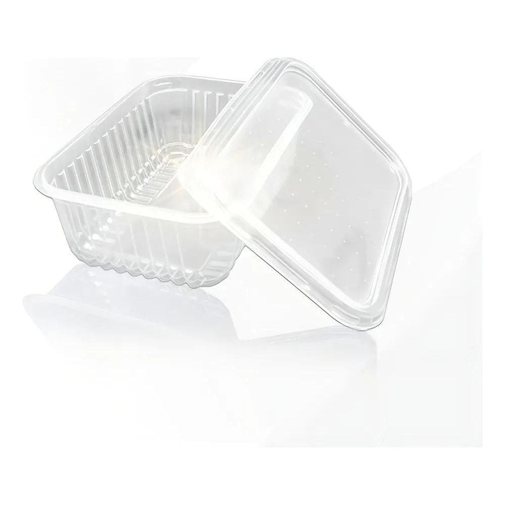 2X Kit 24 Pote Descartável 350Ml Freezer Microondas Marmita